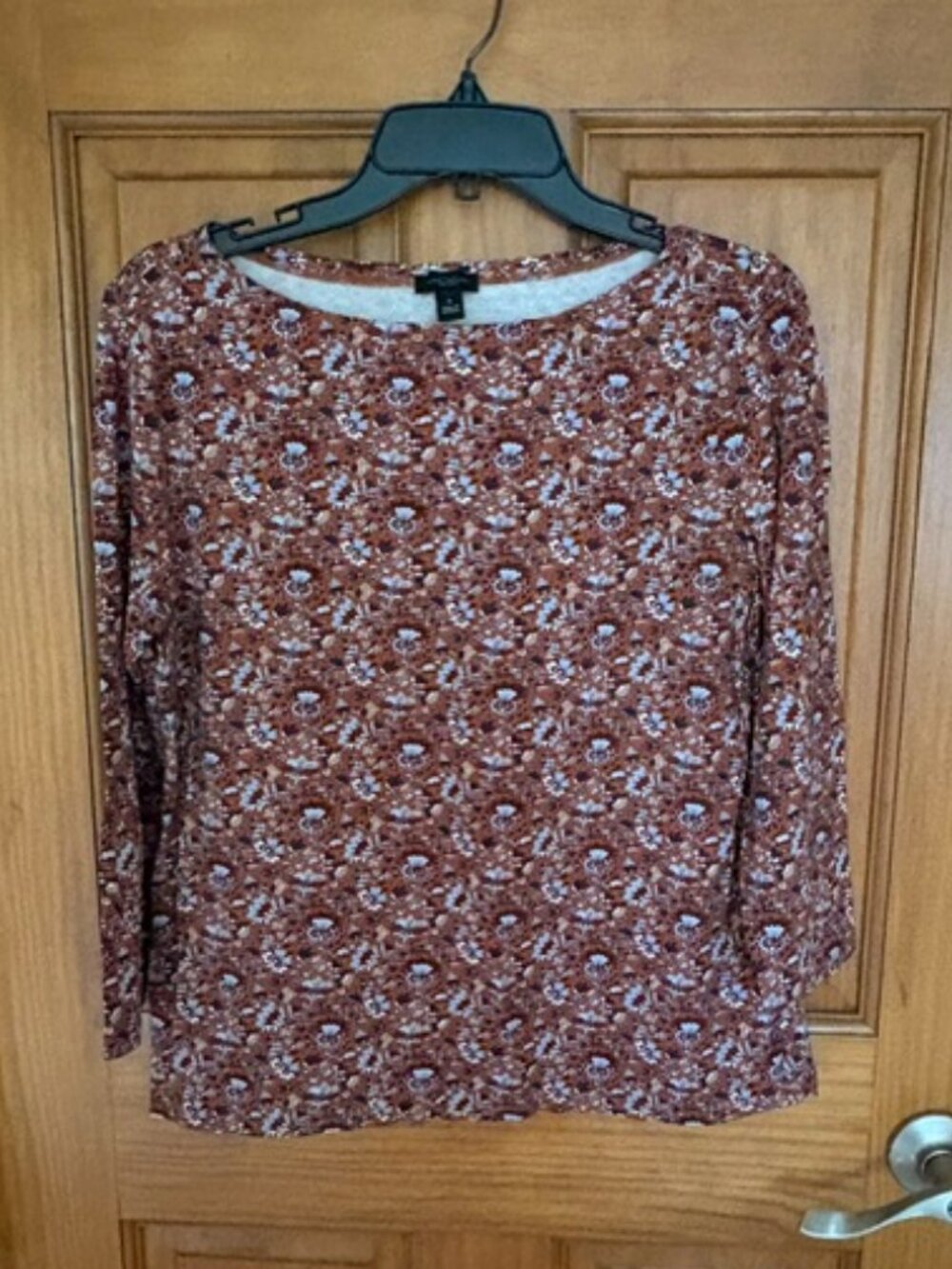 Ann Taylor Factory printed top